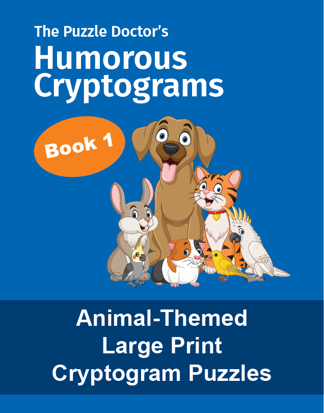 Unique and Original Animal-Themed Cryptograms Book 1