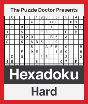 Hard Hexadoku Puzzle Books