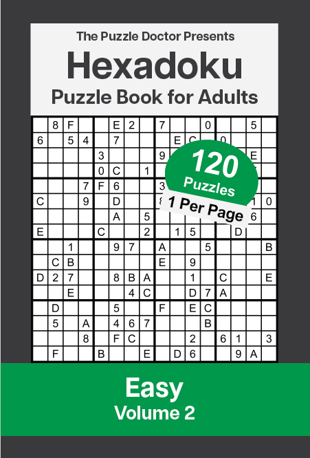 120 Hexadoku Puzzles Easy Volume 2